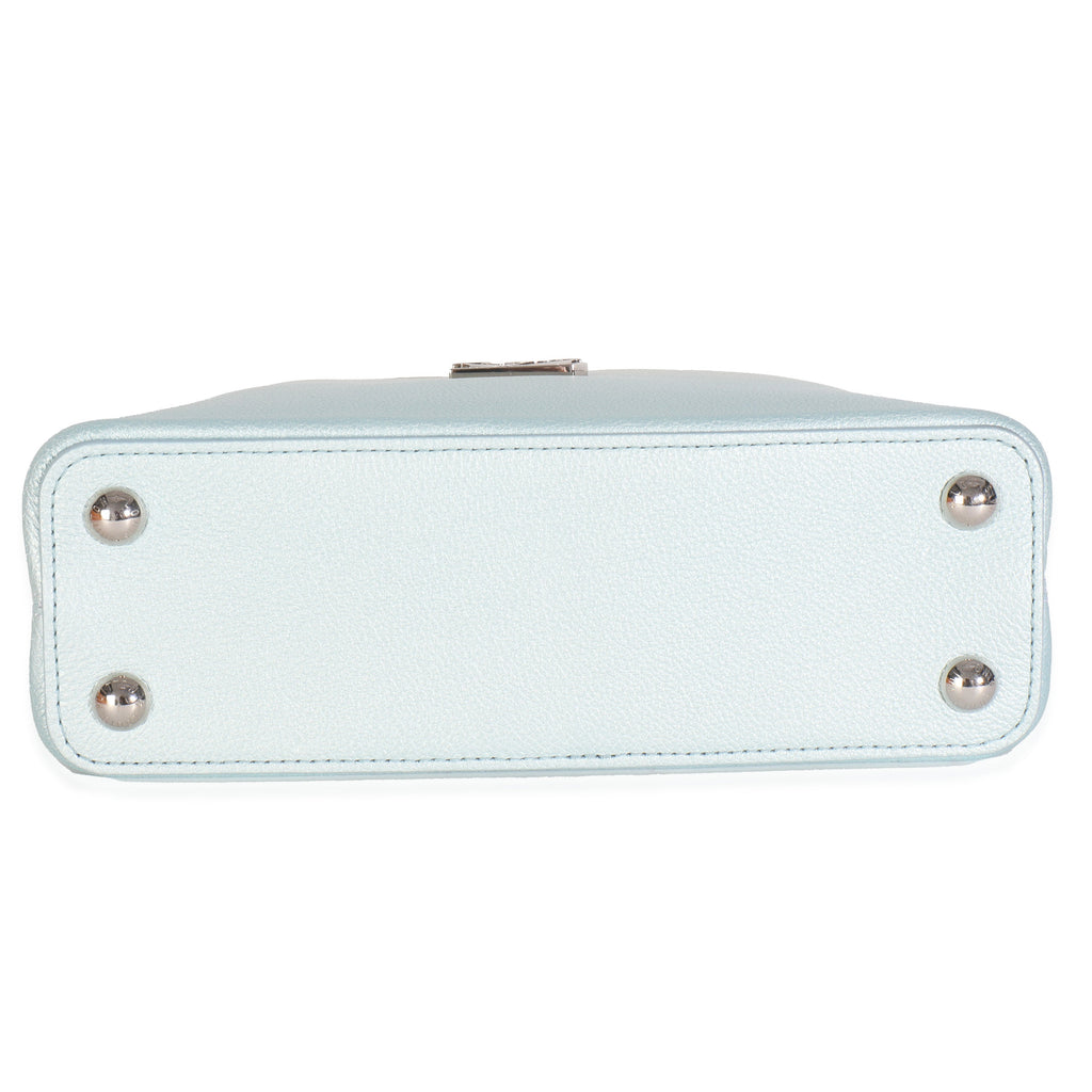 Louis Vuitton Blue Metallic Ombre Taurillon Capucines BB