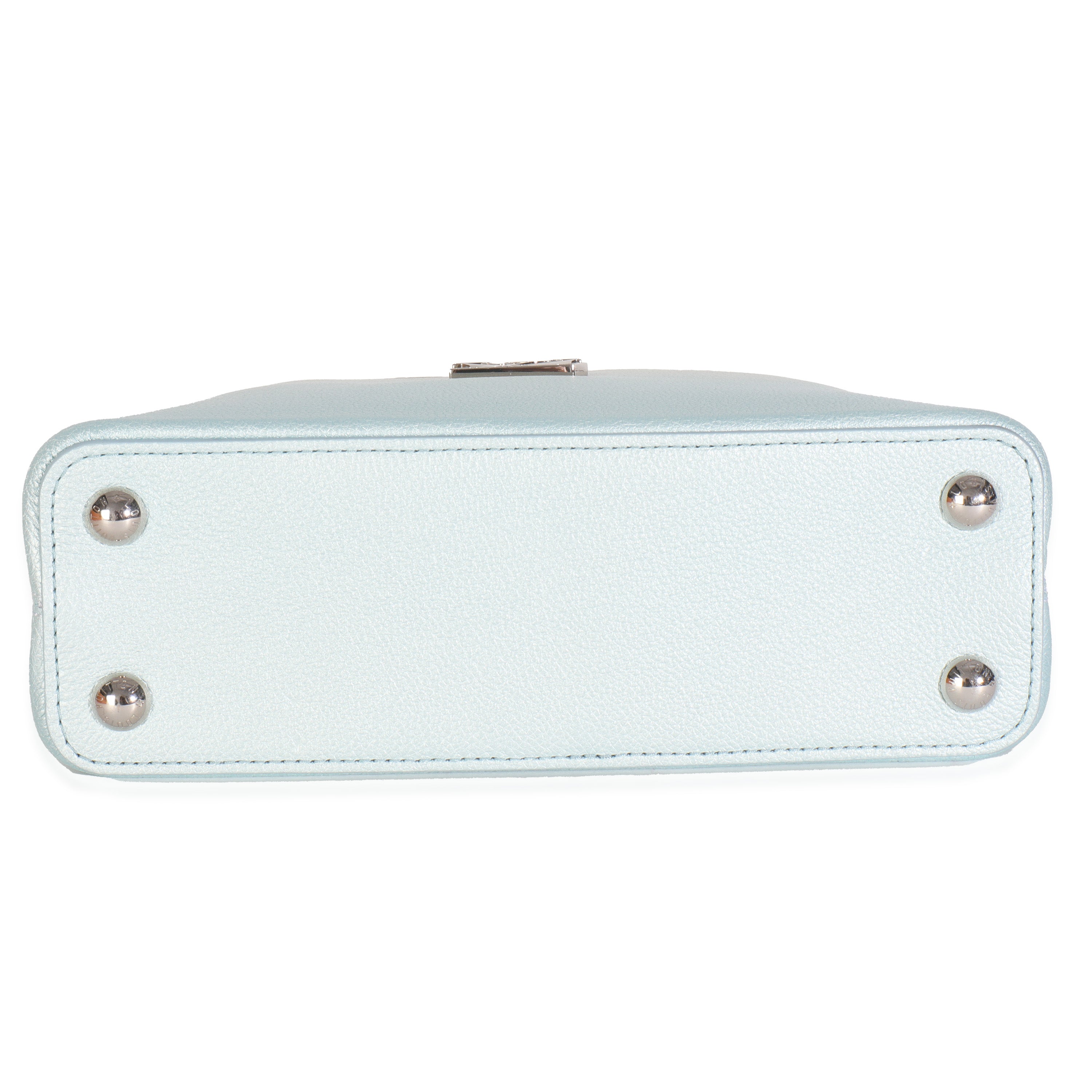 Louis Vuitton Blue Metallic Ombre Taurillon Capucines BB