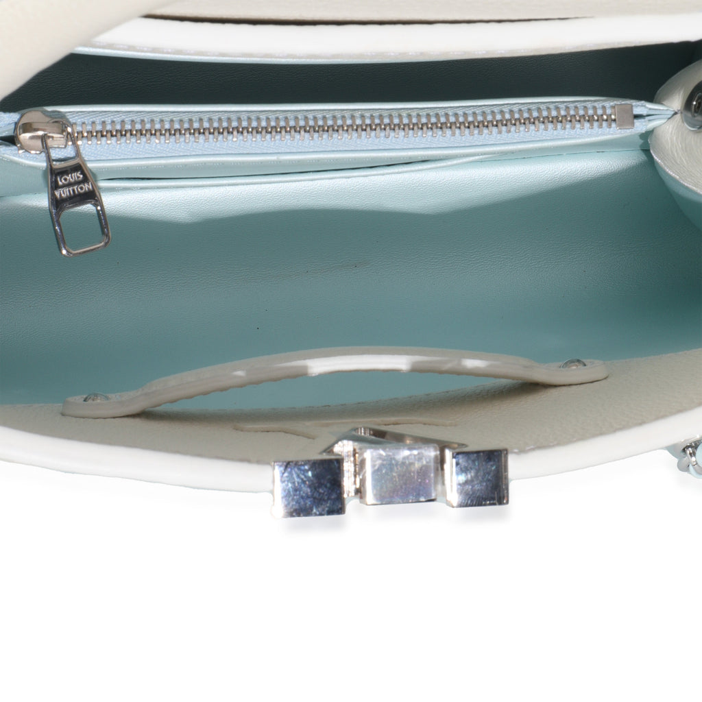 Louis Vuitton Blue Metallic Ombre Taurillon Capucines BB