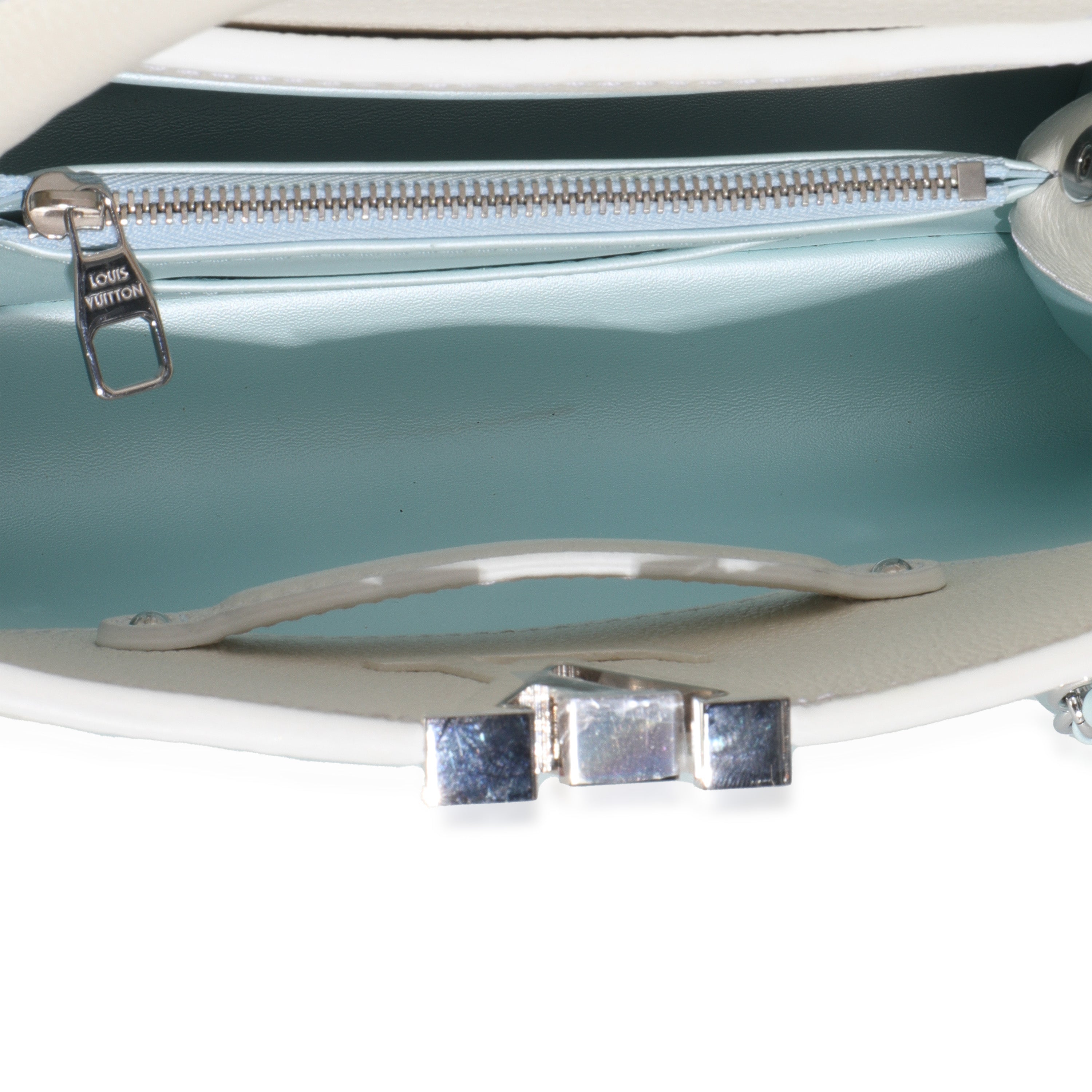 Louis Vuitton Blue Metallic Ombre Taurillon Capucines BB