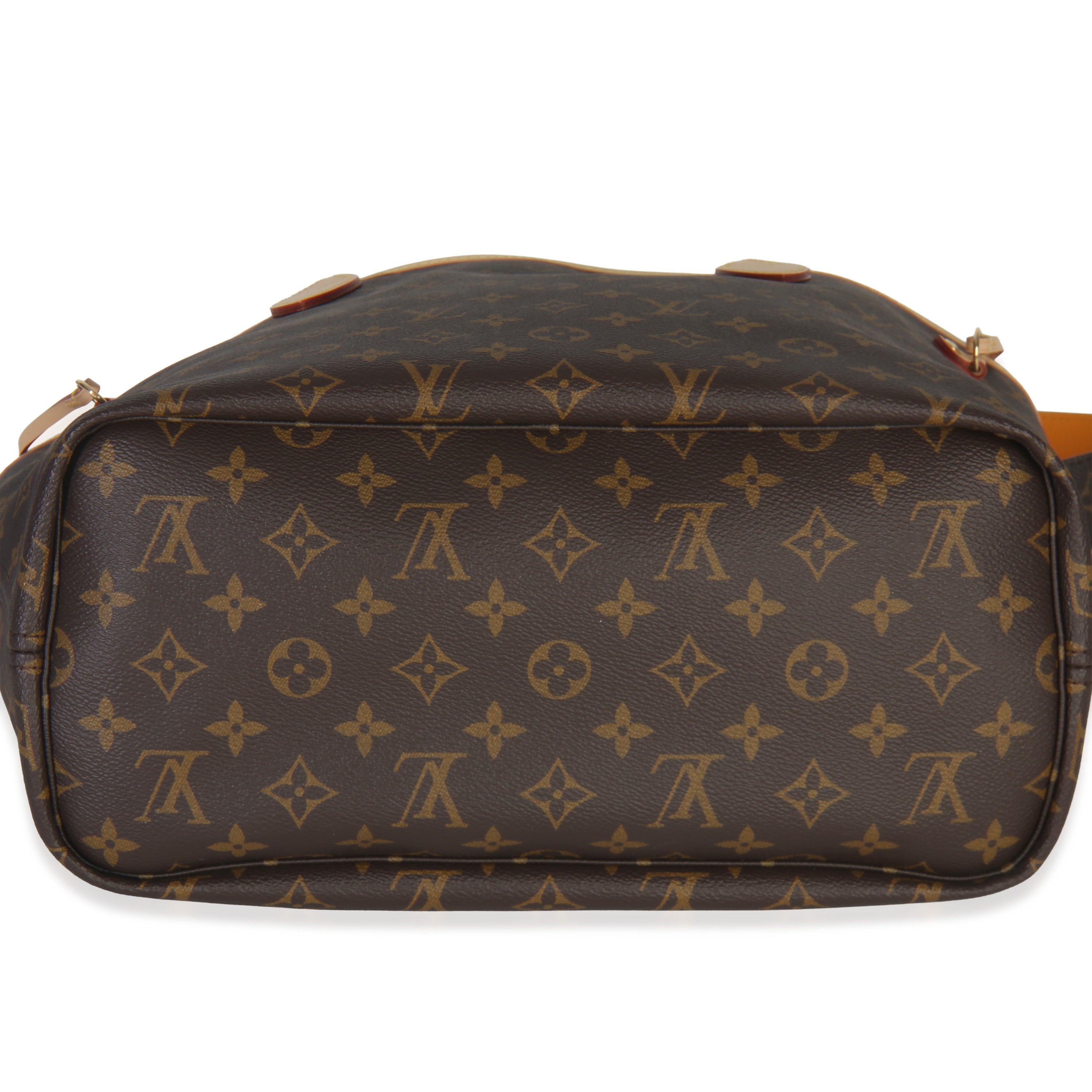 Louis Vuitton Jaune Safran Monogram Canvas Neverfull Bandouliere Inside Out MM