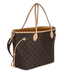 Louis Vuitton Jaune Safran Monogram Canvas Neverfull Bandouliere Inside Out MM