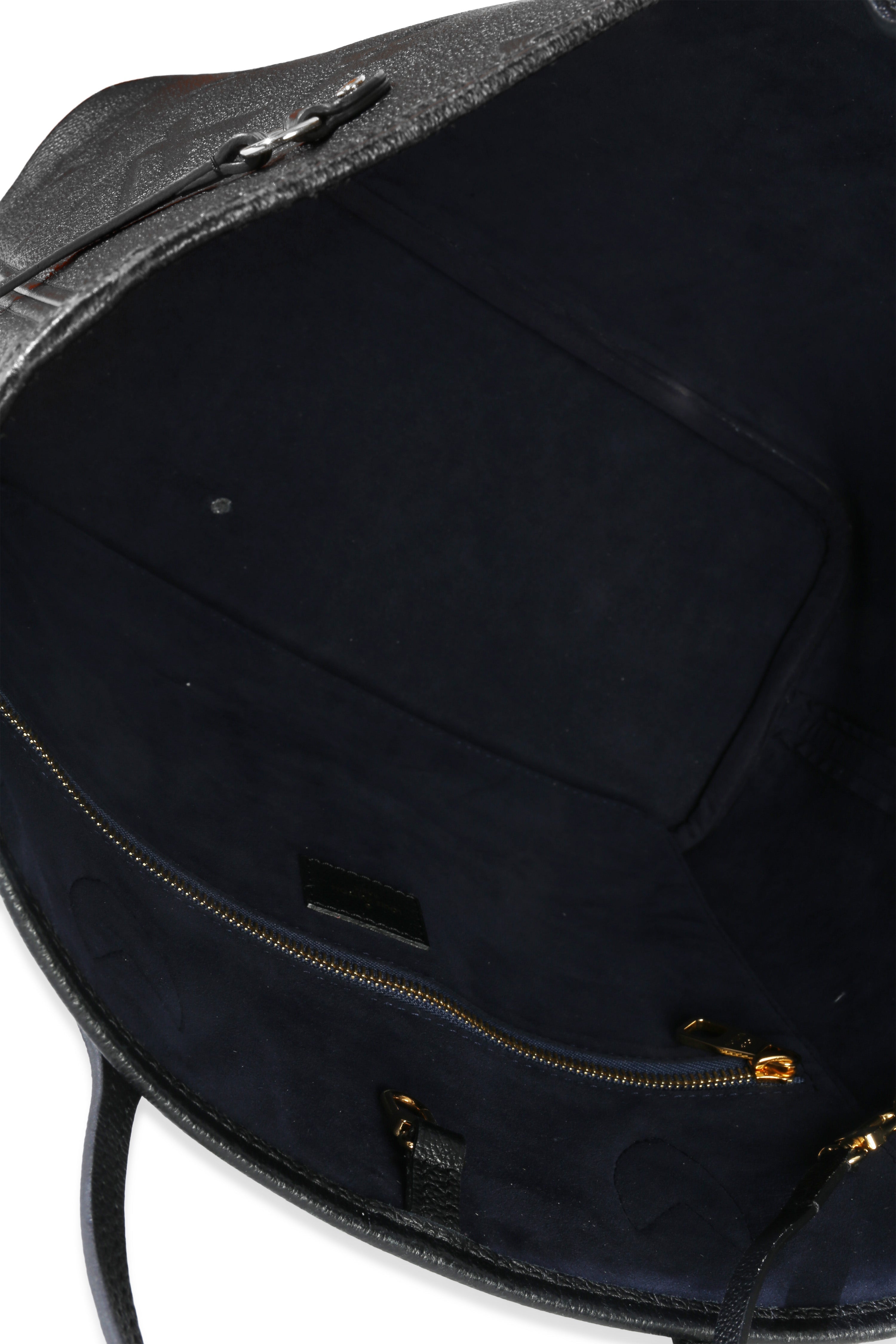 Louis Vuitton Black Giant Monogram Empreinte Neverfull MM