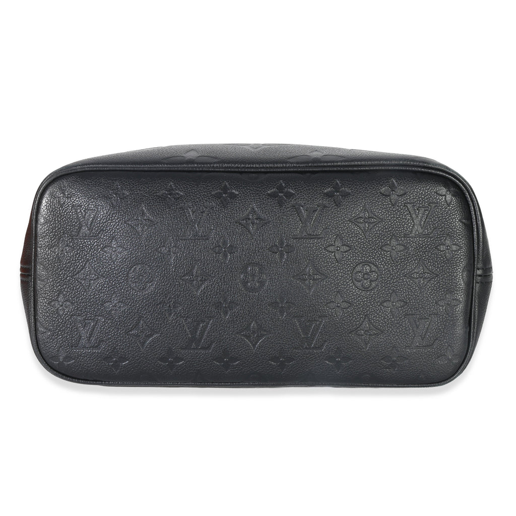 Louis Vuitton Black Giant Monogram Empreinte Neverfull MM