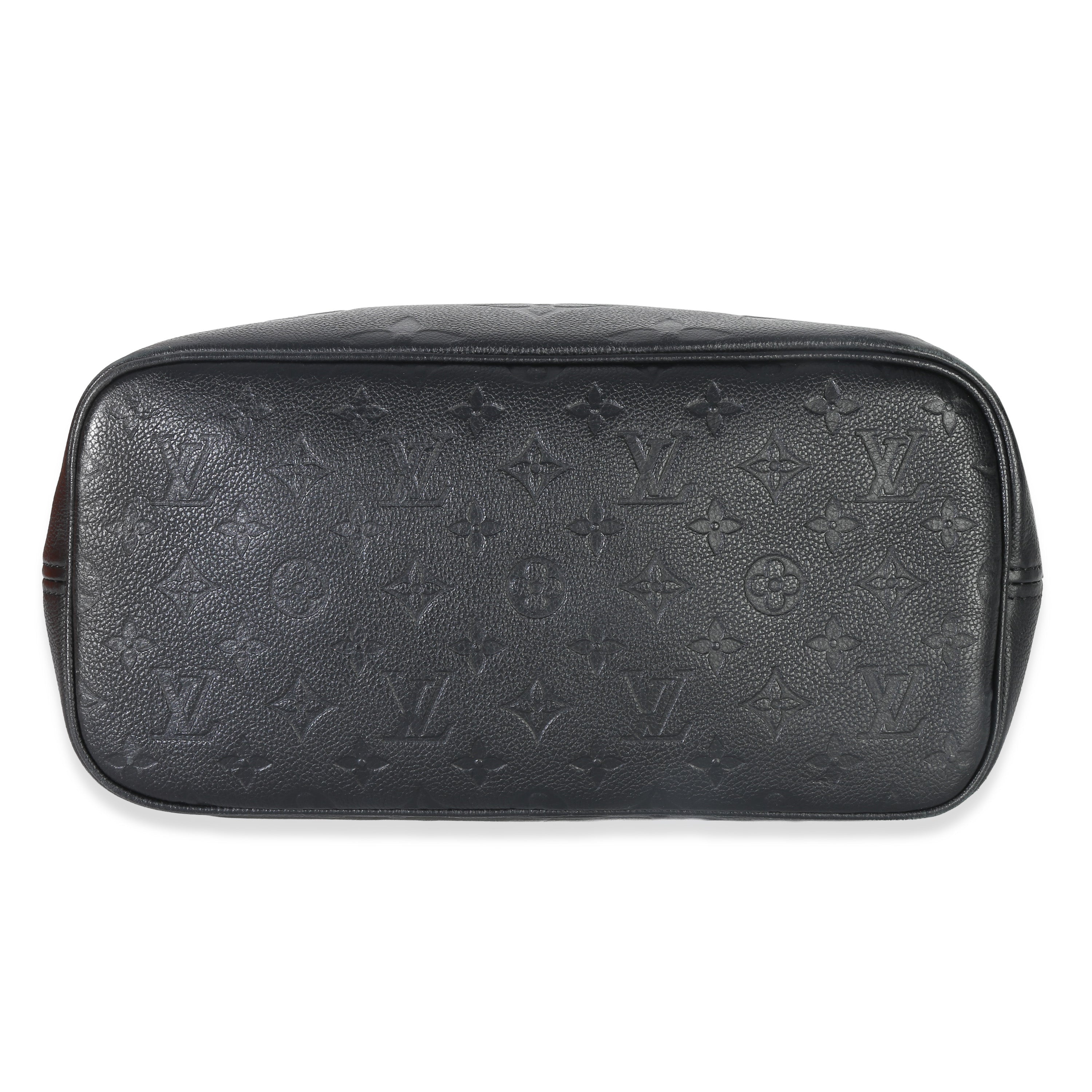 Louis Vuitton Black Giant Monogram Empreinte Neverfull MM