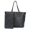 Louis Vuitton Black Giant Monogram Empreinte Neverfull MM