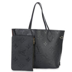 Louis Vuitton Black Giant Monogram Empreinte Neverfull MM