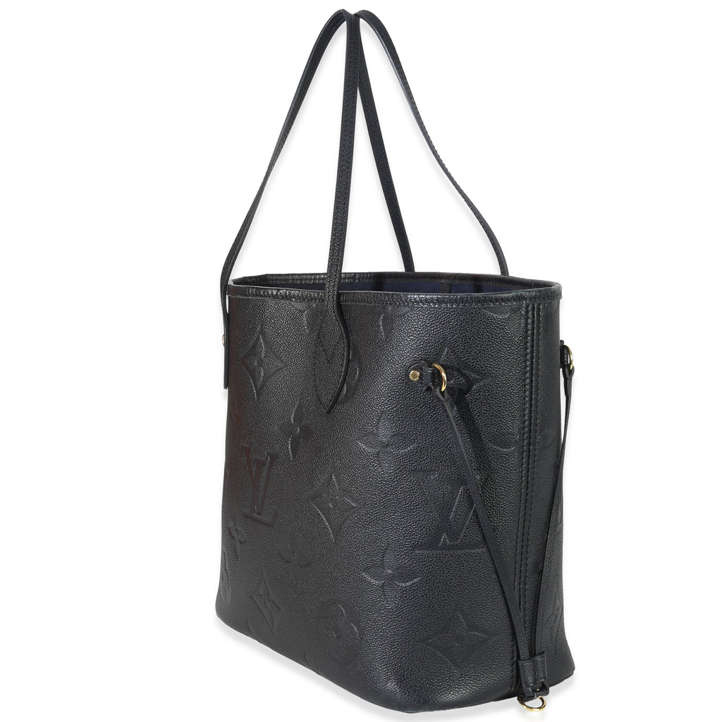 Louis Vuitton Black Giant Monogram Empreinte Neverfull MM