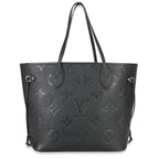 Louis Vuitton Black Giant Monogram Empreinte Neverfull MM